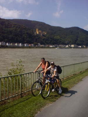 Bike Ride along Rhine at Koblenz