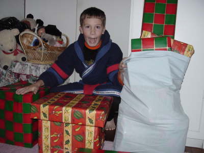 Chris with Presents