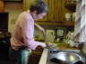 Gillian Cooking Christmas Dinner