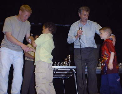 Gary Holt Presenting Trophies
