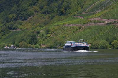 Barge on Moselle